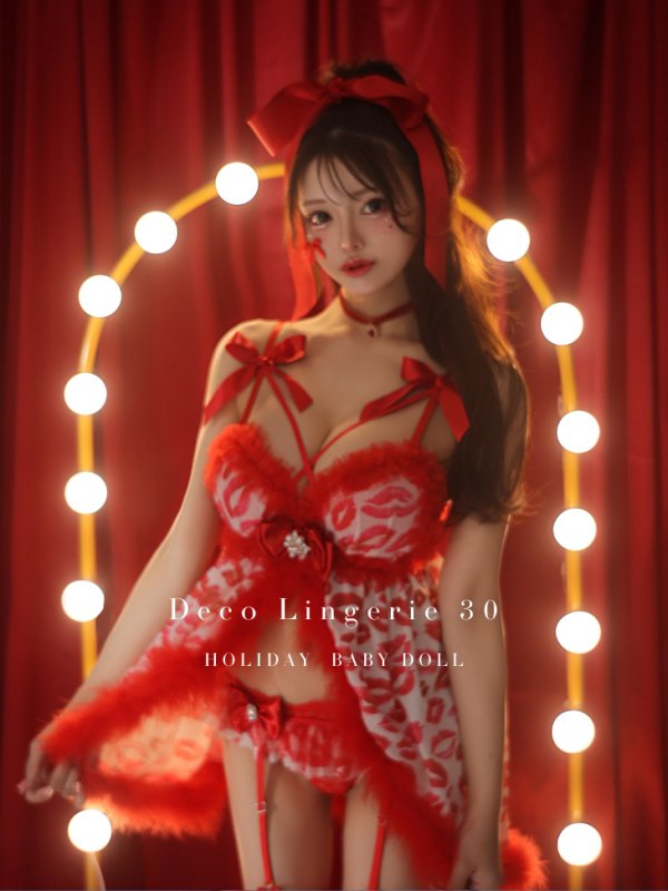 画像2: 【予約商品/12月上旬-12月中旬発送予定】【Deco Lingerie/ デコランジェリー】 Deco Lingerie 30/ ランジェリー/ 4点セット[OF02C]