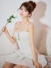 ホワイト モデル：まりん　身長：164cm　着用サイズ：Sサイズ