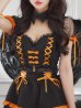 画像15: 【即日発送！】【ハロウィン】レースアップデビルスカートセットアップ 【コスプレ6点セット】[OF03-H]