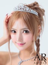 【アクセサリー：ヘアアクセ】【ANGEL R/エンジェルアール】フラワーモチーフ/ ストーン/ ビジュー/ ティアラ/ バースデー/ ウェディング/ ヘアアクセ/ 髪飾り[OF02]