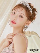 【アクセサリー：ヘアアクセ】【ANGEL R/エンジェルアール】フラワーモチーフ/ ストーン/ ビジュー/ ティアラ/ バースデー/ ウェディング/ ヘアアクセ/ 髪飾り[OF02]