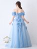 画像6: 【couture an/クチュールアン】オフショルダー/ 立体フラワー/ ビジュー/ パール/ フレア/ Aライン/ プリンセス/ ロングドレス/ キャバドレス long[OF05]