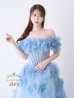 画像3: 【couture an/クチュールアン】オフショルダー/ 立体フラワー/ ビジュー/ パール/ フレア/ Aライン/ プリンセス/ ロングドレス/ キャバドレス long[OF05]