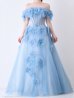 画像7: 【couture an/クチュールアン】オフショルダー/ 立体フラワー/ ビジュー/ パール/ フレア/ Aライン/ プリンセス/ ロングドレス/ キャバドレス long[OF05]