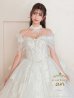 画像15: 【couture an/クチュールアン】レース/ チュール/ オフショルダー/ プリンセス/ エレガント/ ロングドレス/ ビーズ装飾/ ゴージャス/ パーティードレス/ シアー/キャバドレス long[OF05]