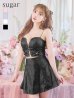 画像33: 【みな/関西コレクション着用】sugarコラボカラー・XSサイズあり【ROBE de FLEURS/ローブドフルール】サイドミニリボン/ スパンコール/ グロウ/ セットアップ/ フレア/ ミニドレス/ キャバドレス[OF2]