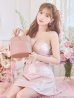 画像37: 【みな/関西コレクション着用】sugarコラボカラー・XSサイズあり【ROBE de FLEURS/ローブドフルール】サイドミニリボン/ スパンコール/ グロウ/ セットアップ/ フレア/ ミニドレス/ キャバドレス[OF2]