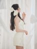 画像18: 【るな/関西コレクション着用】XSサイズあり【ROBE de FLEURS/ローブドフルール】サテンリボン/ ビジュー/ ガーリー/ セットアップ/ タイト/ ミニドレス/ キャバドレス[OF2]