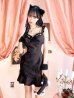 画像11: 【即日発送】【ハロウィン】【LARME/ラルム掲載】 キャットレースミニワンピ 【コスプレ5点セット】【XS-Mサイズ/3カラー】[OF01]