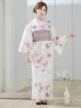 画像4: 【予約 / 5月下旬発送予定】アネモネダリア浴衣 OBI-siwa-204-wk-14-DusP / HIMO-900-yn-5-IV / HEKO-800-sb-5-W / YA-1002-kj-P / GETA-02-ok-8-RoseP / [/OF01]