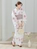 画像9: 【予約 / 5月下旬発送予定】アネモネダリア浴衣 OBI-siwa-204-wk-14-DusP / HIMO-900-yn-5-IV / HEKO-800-sb-5-W / YA-1002-kj-P / GETA-02-ok-8-RoseP / [/OF01]