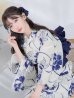 画像13: 【予約商品/4月下旬発送予定】水彩椿の綺麗系浴衣 OBI-siwa-200-kj-12-DKBL / HIMO-900-yn-4-GYxGY / YA-947-kj-BL / HEKO-800-sb-5-W / GETA-02-ok-3-LBL /yo  [YMT]