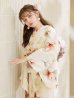 画像3: 【即日発送】アイボリーフラワー浴衣 OBI-siwa-202-ok-1-BE / HIMO-900-yn-7-MOC / HEKO-800-sb-5-WH / YA-1029-wk-P / GETA-02-ok-4-MOC/ [YMT]