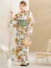 画像7: 【予約 / 5月中旬発送予定】水彩向日葵浴衣 OBI-siwa-201-wk-2-GR / HIMO-900-yn-3-GYxGD / HEKO-800-sb-5-WH / YA-68-kn-YEBE / GETA-02-ok-2-IV / [YMT]