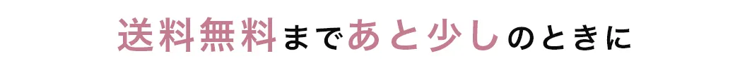 送料無料まであと少しのときに