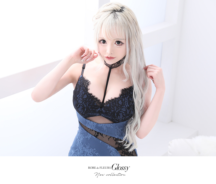 XSサイズあり】【ROBE de FLEURS Glossy/ローブ・ド・フルール