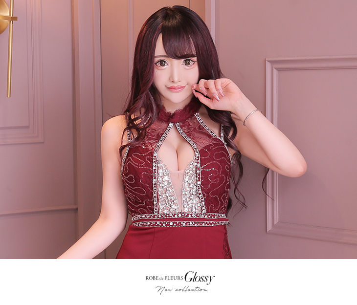 XSサイズあり】【ROBE de FLEURS Glossy/ローブ・ド・フルール