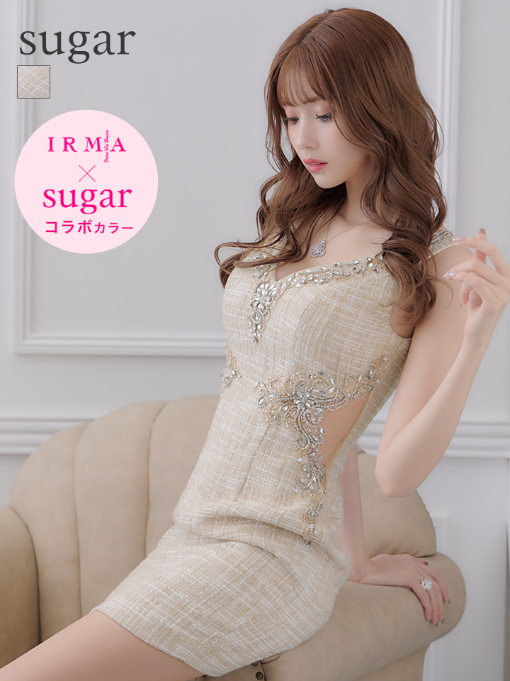 生産完了商品 31324＊IRMA＊ビジュージップ/チェーン/ストレッチ