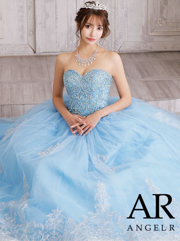バースデードレス【AngelR】プリンセスフレアロングドレス - ドレス