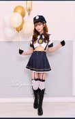 画像3: 【即日発送】犬のおまわりさんコスプレ/プリーツ【マリームーン】【ハロウィンコスプレ10点セット】【フリーサイズ/1カラー】[OF03] (3)