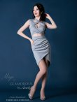 画像2: ☆新色追加☆【Miyu × GLAMOROUS by Andy COLLECTION 2】クロスデザイン /カットアウト /変形スカート /ミニドレス /キャバドレス[OF05] (2)