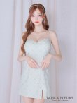 画像12: XSサイズあり【ROBE de FLEURS/ローブドフルール】パーツ取り外し可能/ ビジューリボン/ ハートカット/ キャミソール/ タイト/ ミニドレス/ キャバドレス[OF2] (12)