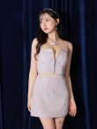 画像13: 【予約商品/12月上旬入荷予定】XSサイズあり【ROBE de FLEURS/ローブドフルール】2way/ ハートビジュー/ バストカット/ セットアップ/ ミニドレス/ キャバドレス[OF2] (13)