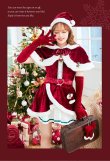 画像3: 【クリスマスコスプレ6点セット】【Malymoon/マリームーン】クリスマスベルケープサンタ【フリーサイズ/1カラー】[YMT] (3)