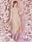 画像7: 【ROBE de FLEURS Glossy/ローブ・ド・フルール グロッシー】バック編み上げ/ スリット/ スパークリーラメ/ ミモレ丈/ ミディアム丈/ ミディアムドレス/ キャバドレスlong[OF2] (7)