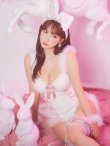 画像22: 【即日発送！】【ハロウィン】 ファーキャミレースバニーガール 【コスプレ6点セット】 【XS-Mサイズ/2カラー】[OF03] (22)