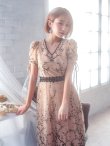 画像6: XS-Lサイズあり【SETTAN/セッタン】総レース/ Vネック/ ショートスリーブ/ ミモレ丈/ ワンピース/ ミニドレス/ キャバドレス[OF2] (6)