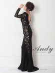 画像13: 【ANDY/アンディ】 シアー/ 切り替え/ 袖あり/ 長袖/ マーメイド/ ロングドレス/ キャバドレス long[OF05] (13)