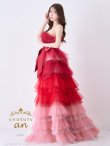 画像10: ANDY Fashion Press 19掲載【couture an/クチュールアン】グラデーション/ フリル/ チュール/ ベア/ リボン/ フレア/ Aライン/ プリンセス/ ロングドレス/ キャバドレス long[OF05] (10)