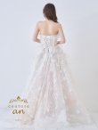 画像6: 【couture an/クチュールアン】ベア/ フェザーフラワー/ パール/ フレア/ Aライン/ プリンセス/ ロングドレス/ キャバドレス long[OF05] (6)