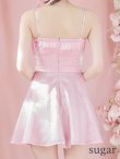 画像14: XSサイズあり【ROBE de FLEURS/ローブドフルール】ストーン/ サテン/ バストビジュー/ フレア/ キャミソール/ ミニドレス/ キャバドレス[OF2] (14)