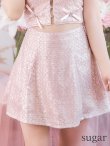 画像48: 【みな/関西コレクション着用】sugarコラボカラー・XSサイズあり【ROBE de FLEURS/ローブドフルール】サイドミニリボン/ スパンコール/ グロウ/ セットアップ/ フレア/ ミニドレス/ キャバドレス[OF2] (48)