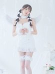 画像9: 【即日発送】【ハロウィン】セクシーエンジェルセットアップ 【コスプレ7点セット】【XS-Mサイズ/1カラー】[OF03] (9)