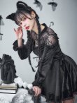 画像9: 【予約商品/9月中旬発送予定】【ハロウィン】ブラックキャットベロアワンピース 【コスプレ3点セット】[OF03] (9)