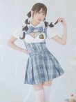 画像14: 【即日発送！】【ハロウィン】アイドルスクールガールセットアップ 【コスプレ5点セット】[OF03] (14)