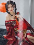 画像18: 【予約商品/9月下旬発送予定】【ハロウィン】花魁ショートインロングワンピース 【コスプレ】【S-XLサイズ/2カラー】[HC02] (18)