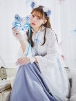 画像1: 【予約商品/9月下旬発送予定】【ハロウィン】猫巫女レース袴 【コスプレ5点セット】 【FREEサイズ/2カラー】[OF03] (1)