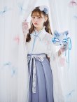 画像15: 【予約商品/9月下旬発送予定】【ハロウィン】猫巫女レース袴 【コスプレ5点セット】 【FREEサイズ/2カラー】[OF03] (15)