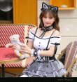 画像10: 【即日発送】猫耳メイドにゃん《ハロウィンコスプレ5点セット》【Malymoon/マリームーン】[OF03] (10)