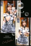 画像8: 【即日発送】猫耳メイドにゃん《ハロウィンコスプレ5点セット》【Malymoon/マリームーン】[OF03] (8)