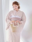 画像3: 【予約 / 4月下旬発送予定】アーガイルビジュー浴衣 OBI-siwa-204-wk-9-DusP / HIMO-906-yn-PEARL / HEKO-800-sb-5-W / YA-1075-kn-BE / GETA-01-kj-7-P/ [yo/OF01] (3)