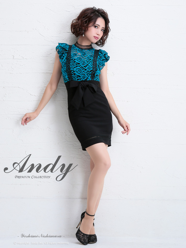 ☆人気の為再入荷☆【ANDY】フラワーレース/ リボン/ フリルスリーブ