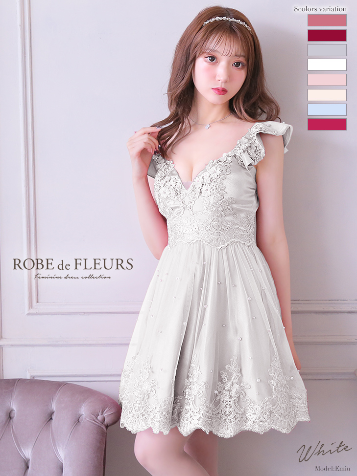 ローブドフルール　robe de fleurs×emiu コラボ　キャバドレス60000円は難しいでしょうか