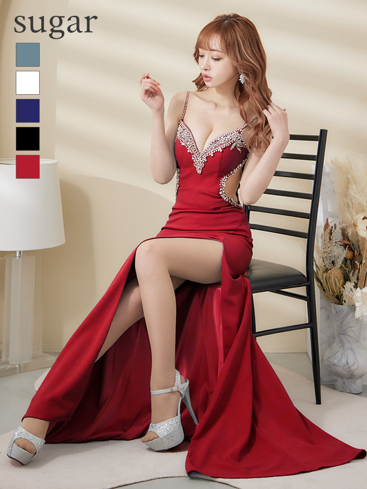 超高品質で人気の 【IRMA】イルマ 赤 ショートinロングドレス ドレス 