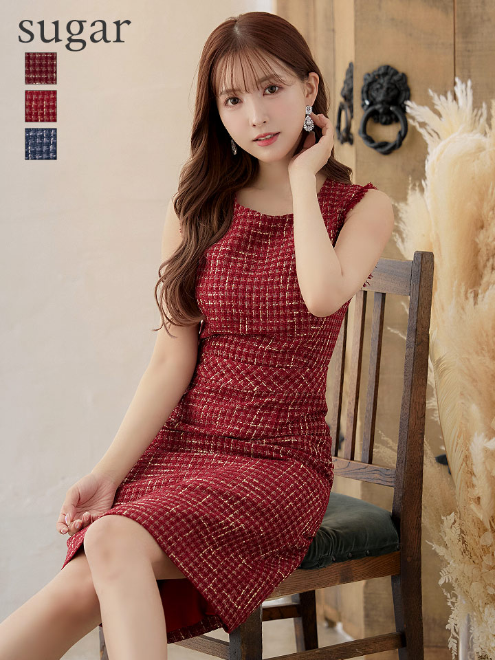 美品！キャバドレス 赤 ミニドレス - スーツ/フォーマル/ドレス