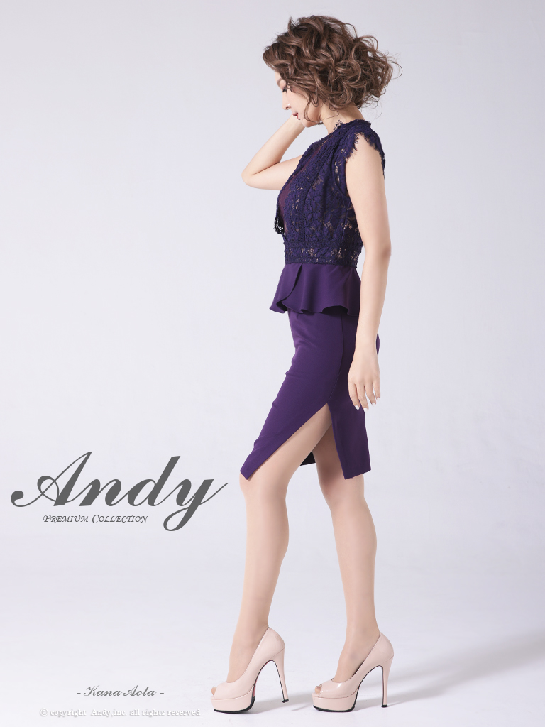 Andy ANDY Fashion Press 13 COLLECTION 02】レース切り替え/ ペプラム